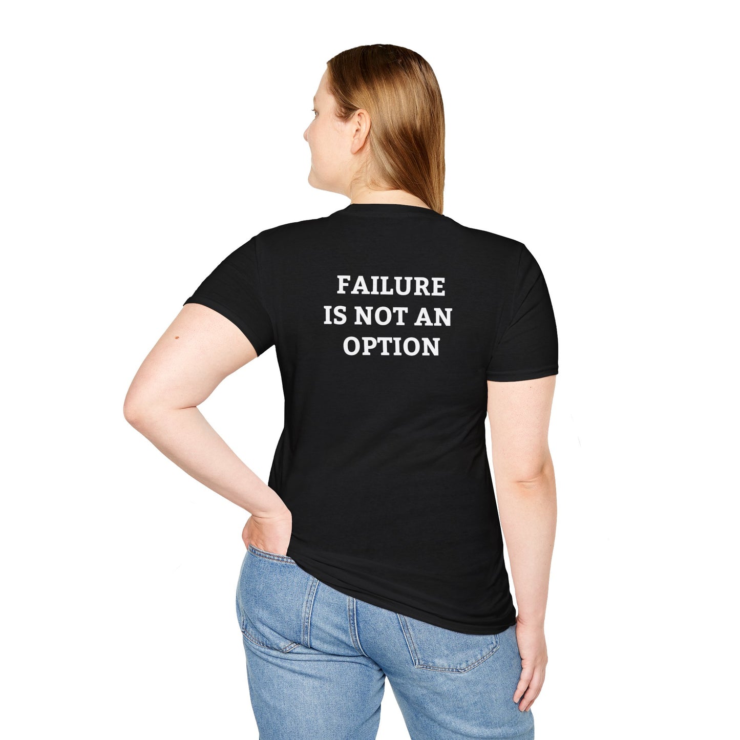 Motivation Quote T-Shirt Femme - Failure is not an option