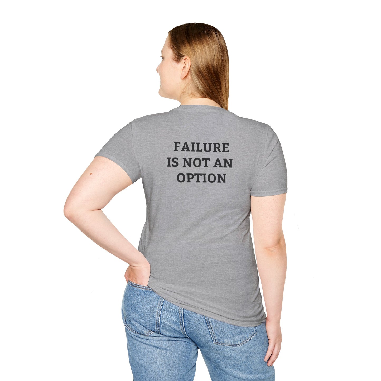 Motivation Quote T-Shirt Femme - Failure is not an option