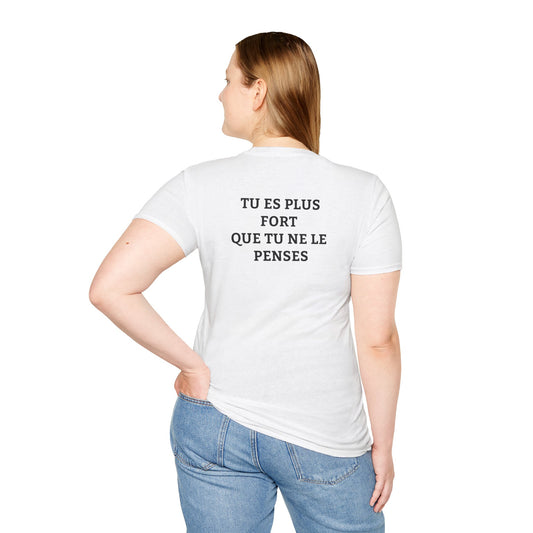 Motivation Quote T-Shirt Femme - Tu es plus fort que tu ne le penses