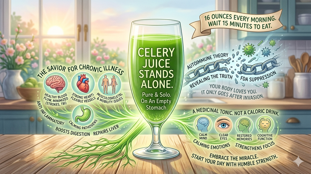 Celery Juice Can Save Your Life - POWER FIT SHOP — Powering Preparedness, Health & Home