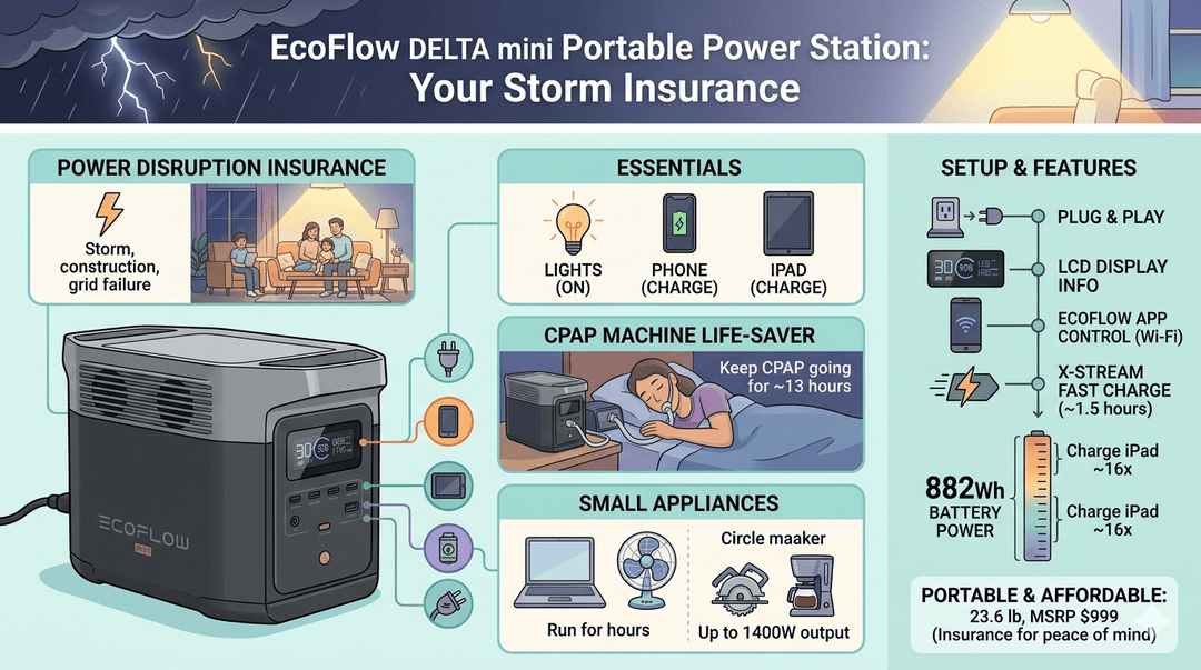 Forbes Review: EcoFlow DELTA mini Portable Power Station - POWER FIT SHOP — Powering Preparedness, Health & Home