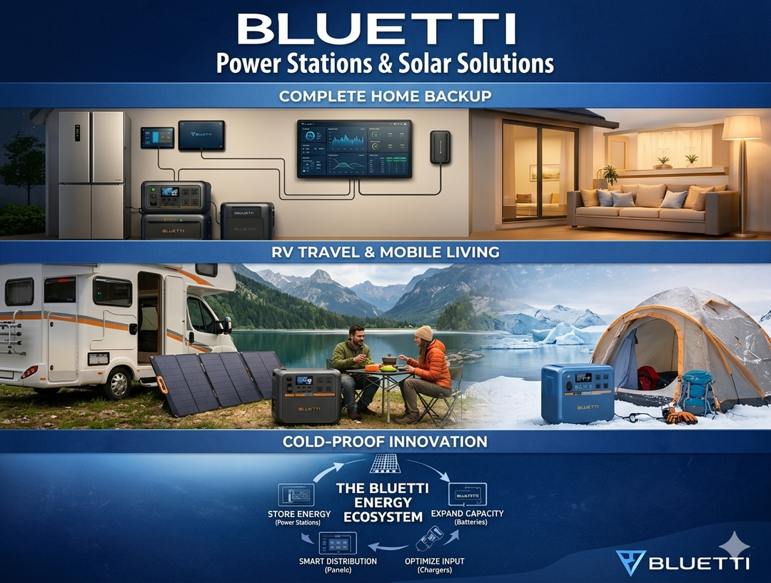 BLUETTI Power Stations & Solar Solutions: Complete Product Guide for Every Use Case