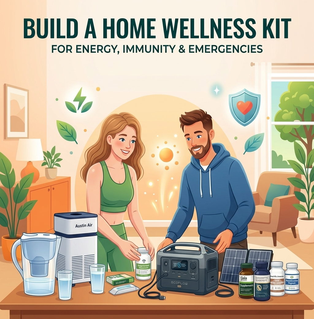 Build a Home Wellness Kit for Energy, Immunity & Emergencies