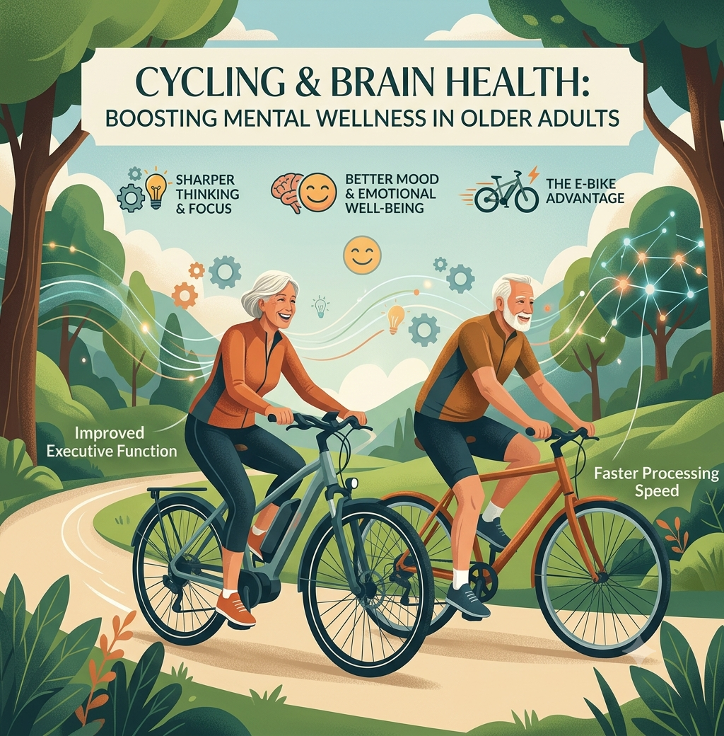Cycling and Brain Health: How Outdoor Rides Boost Mental Wellness in Older Adults