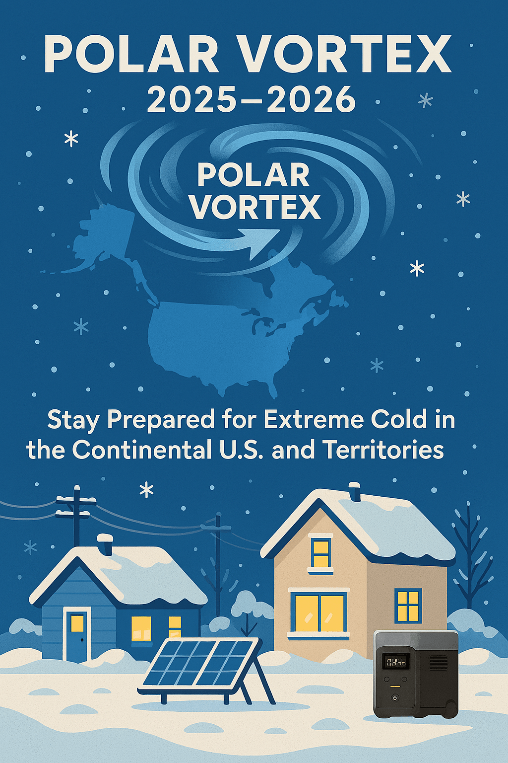 Polar Vortex 2025–2026: Stay Prepared for Extreme Cold in the Continental U.S. and Territories - POWER FIT SHOP — Powering Preparedness, Health & Home