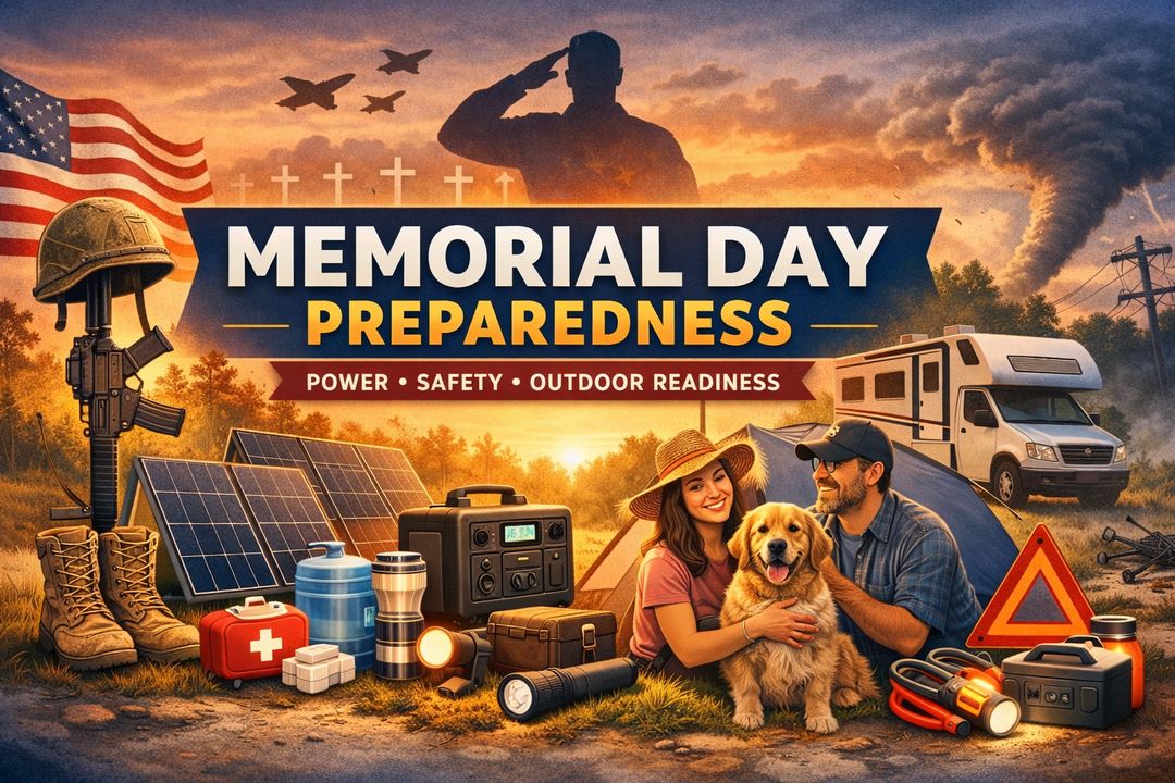 Memorial Day 2026: The New American Preparedness Weekend — Power, Safety, and Smart Outdoor Living - POWER FIT SHOP — Powering Preparedness, Health & Home