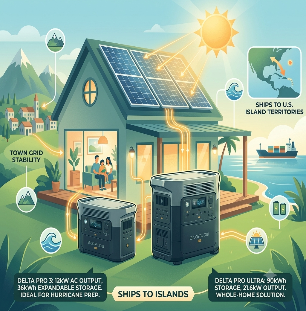 EcoFlow’s Smart Energy Systems for U.S. Island Territories