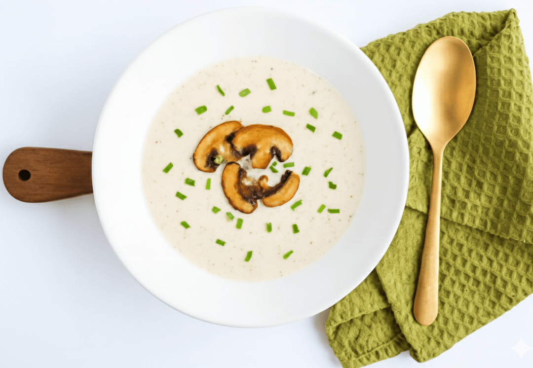Homemade Cream of Mushroom Soup: Comfort Food Made Healthy - POWER FIT SHOP — Powering Preparedness, Health & Home