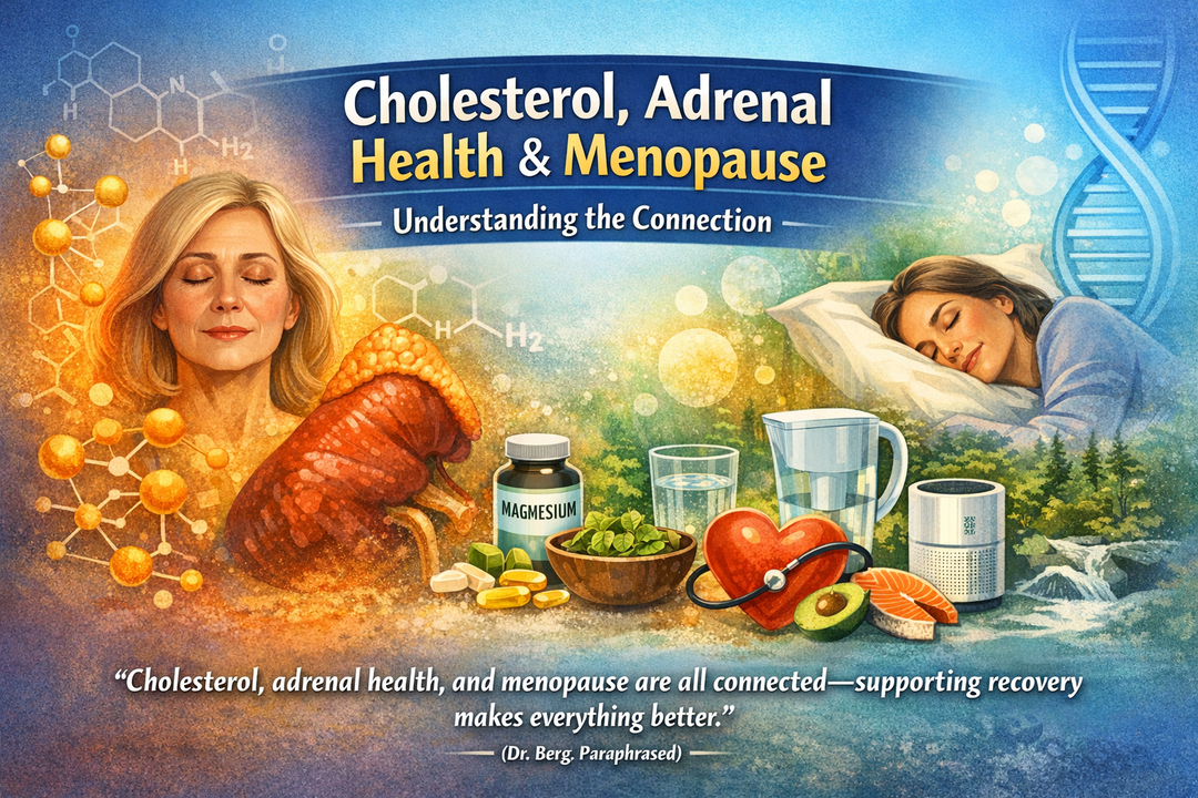 Cholesterol, Adrenal Health & Menopause: What Every Woman Should Know - POWER FIT SHOP — Powering Preparedness, Health & Home