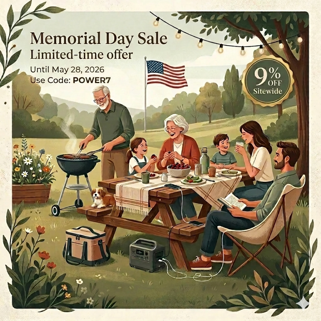 Memorial Day Sale: Power for the Road. Ready for Summer Moments.