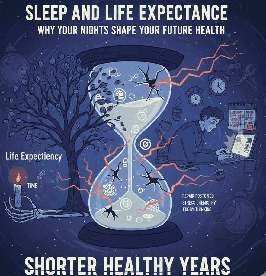 Sleep and Life Expectancy: Why Your Nights Shape Your Future Health - POWER FIT SHOP — Powering Preparedness, Health & Home
