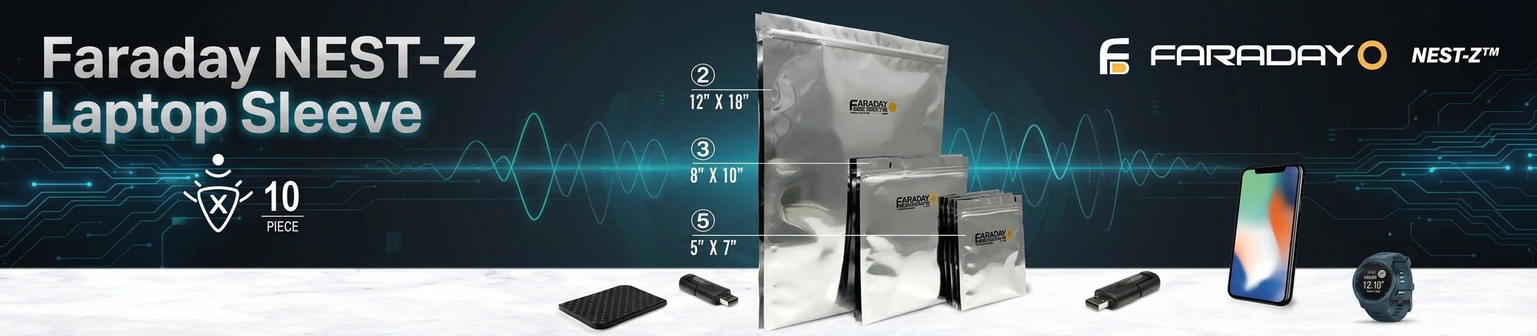 Faraday Laptop Sleeve - POWER FIT SHOP — Powering Preparedness, Health & Home