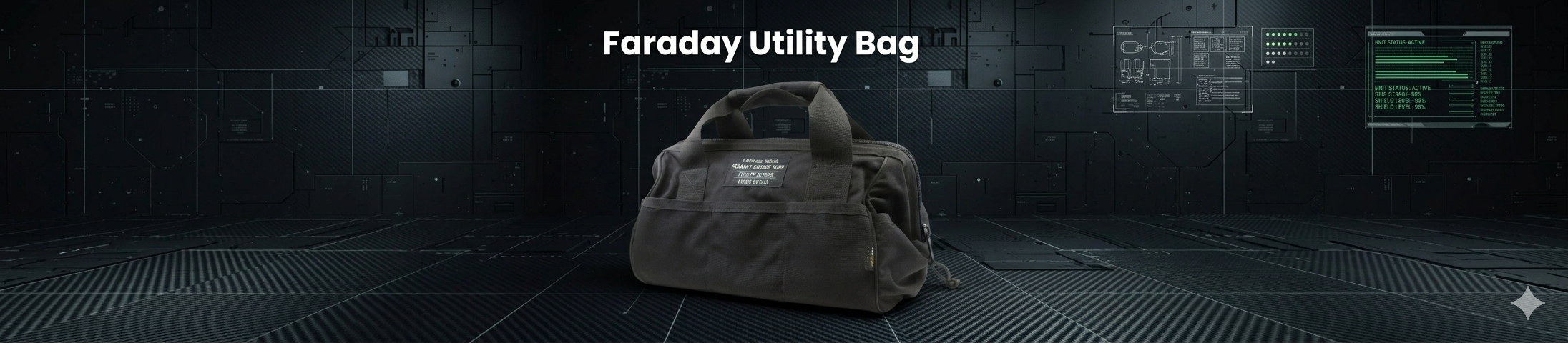 Faraday Utility Bag - POWER FIT SHOP — Powering Preparedness, Health & Home