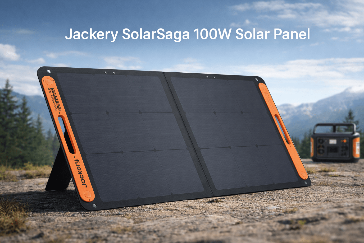 Jackery SolarSaga 100W Solar Panel - POWER FIT SHOP — Powering Preparedness, Health & Home