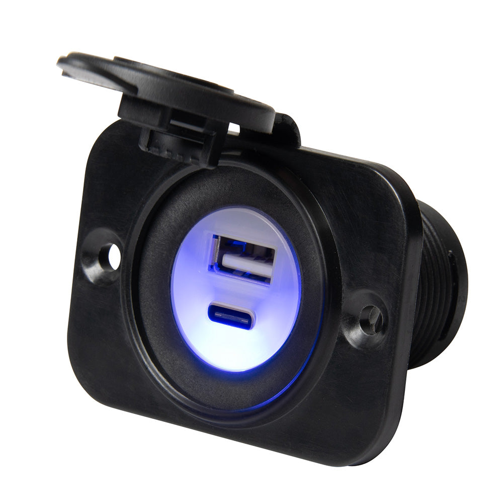 Marinco Sealink&amp;reg; Dual USB-A/C Combo Charger