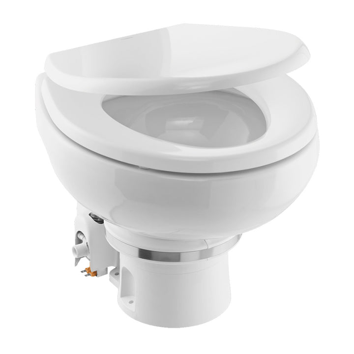 Dometic&amp;trade; MasterFlush MF 7120 - White - Electric Macerating Toilet w/Orbit Base &amp; Slow Close Seat - Freshwater - 12V