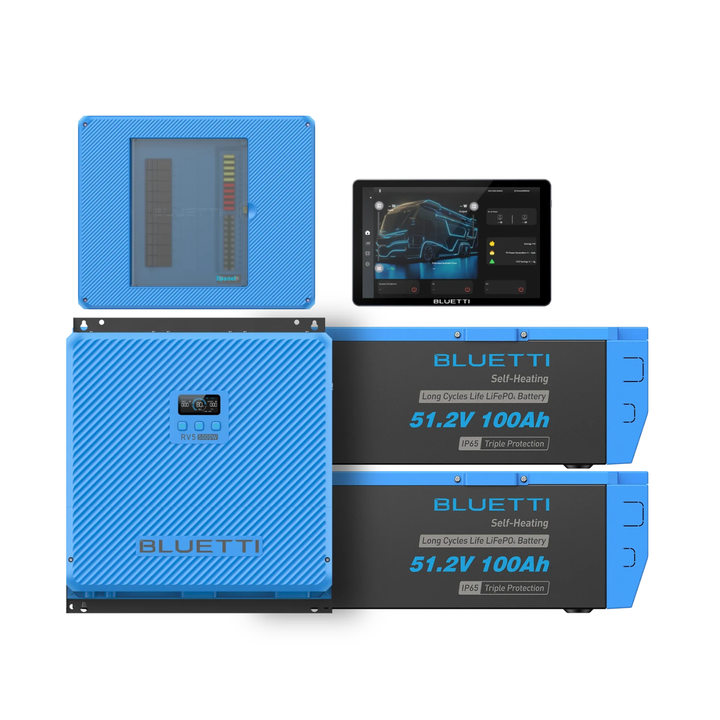 BLUETTI RV5+QTY 2 OF B4810 + Epanel + Epad 10kWh RV Kit All-in-One Power System