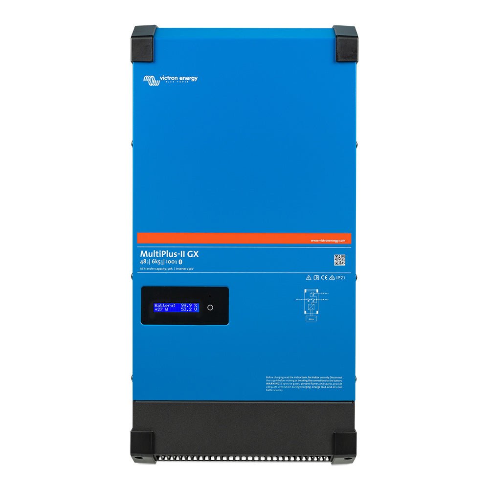 Victron MultiPlus II GX Inverter Charger 48/6k 5/100-50 230V GX Network Backup - POWER FIT SHOP — Powering Preparedness, Health &amp; Home