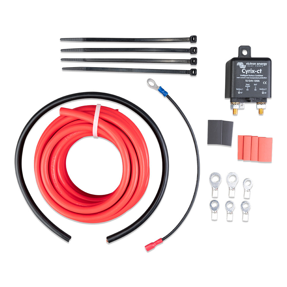 Victron Cyrix CT 12 24V 120A Intelligent Battery Combiner Kit Auto Boat Charging