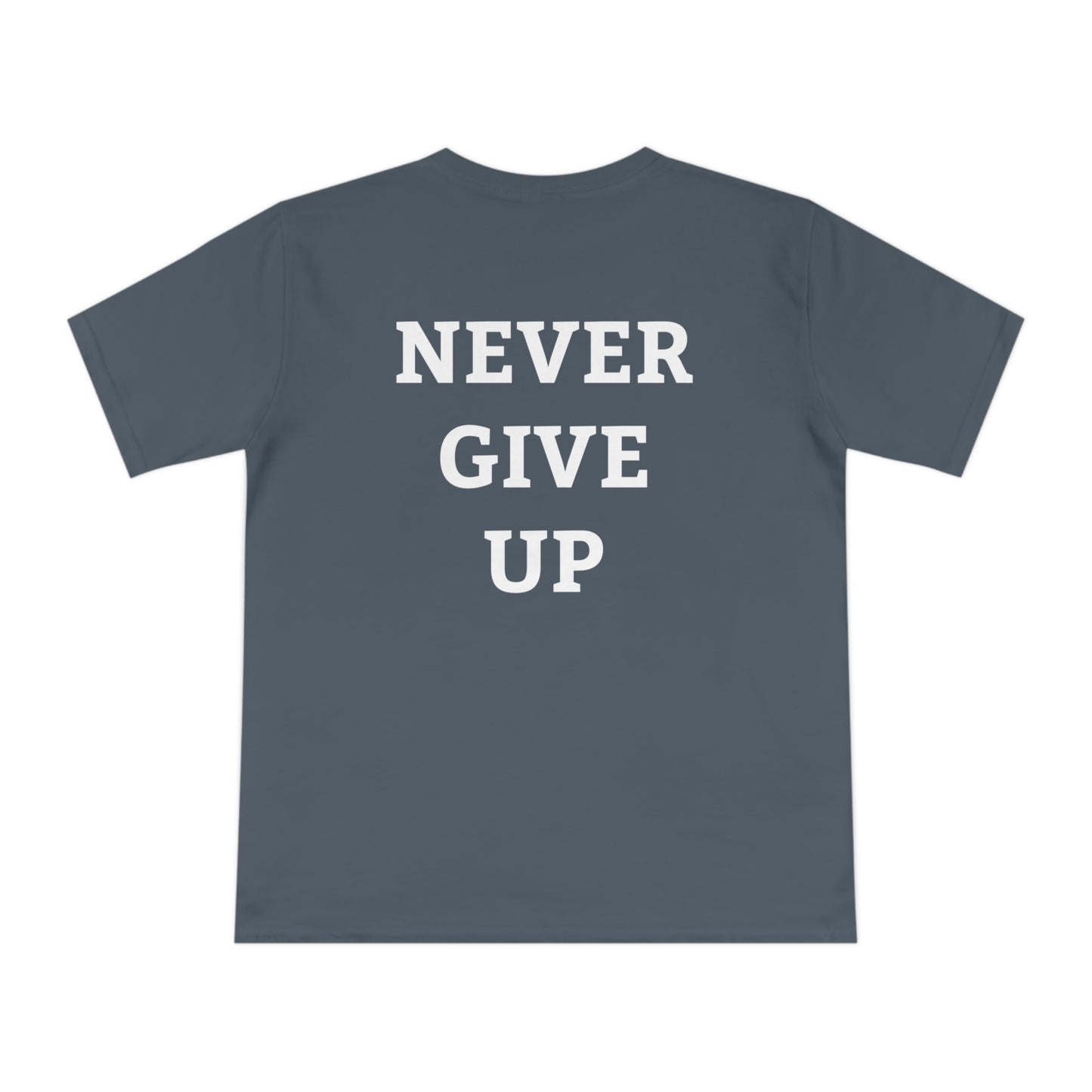 Motivation Quote T-Shirt Bio Homme - Never Give Up