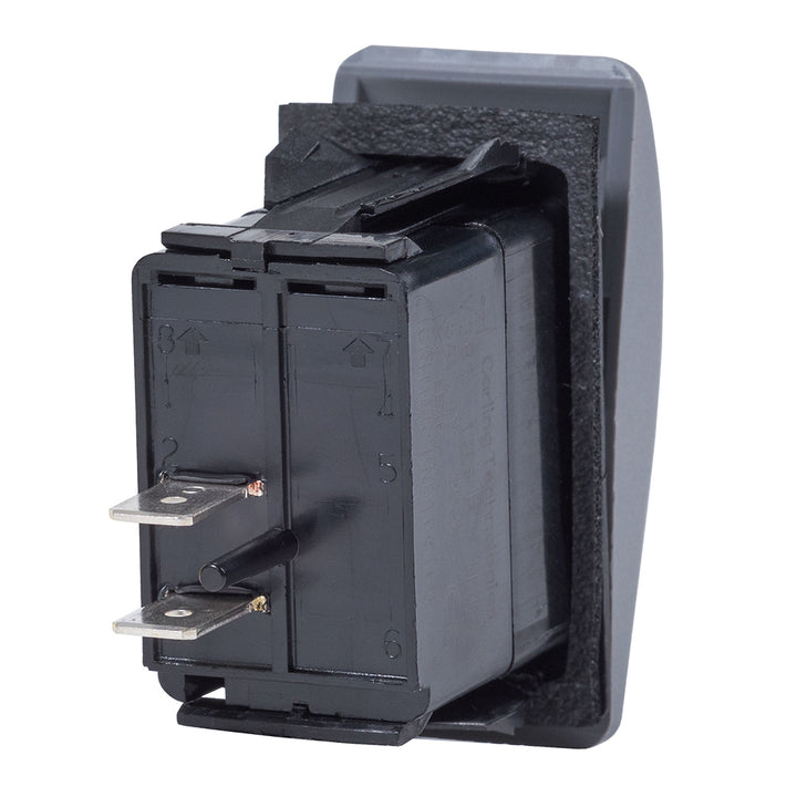 Blue Sea 8231 Water Resistant Contura III Switch - OFF-(ON) - Grey