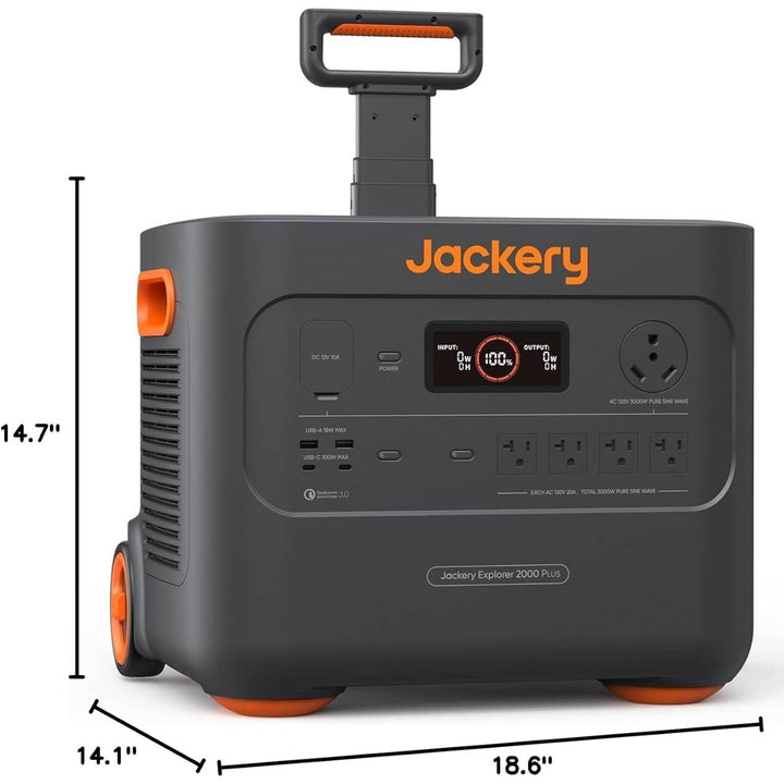 Jackery Explorer 2000 Plus Portable Power Station 2042Wh 3000W AC Output