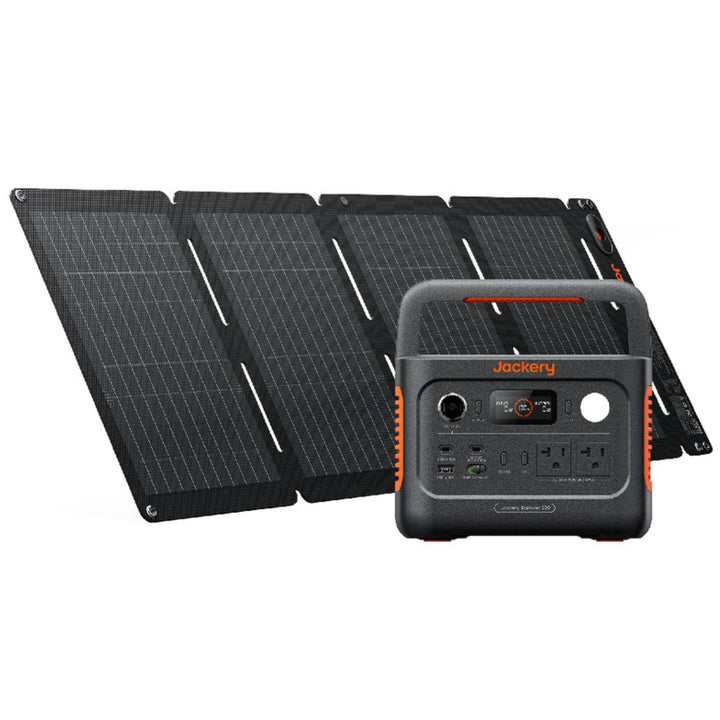 Jackery Solar Generator 300V2 Power Station 300W with 40W Air Solar Panel