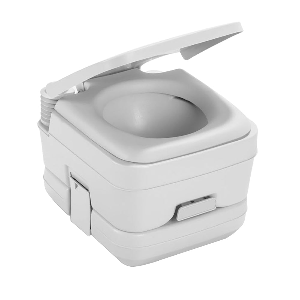 Dometic&amp;trade; 964 Portable Toilet w/Mounting Brackets - 2.5 Gallon - Platinum