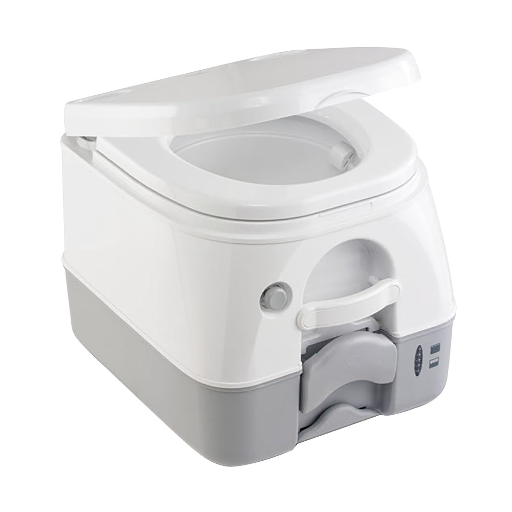 Dometic&amp;trade; 974 MSD Portable Toilet w/Mounting Brackets - 2.6 Gallon - Grey