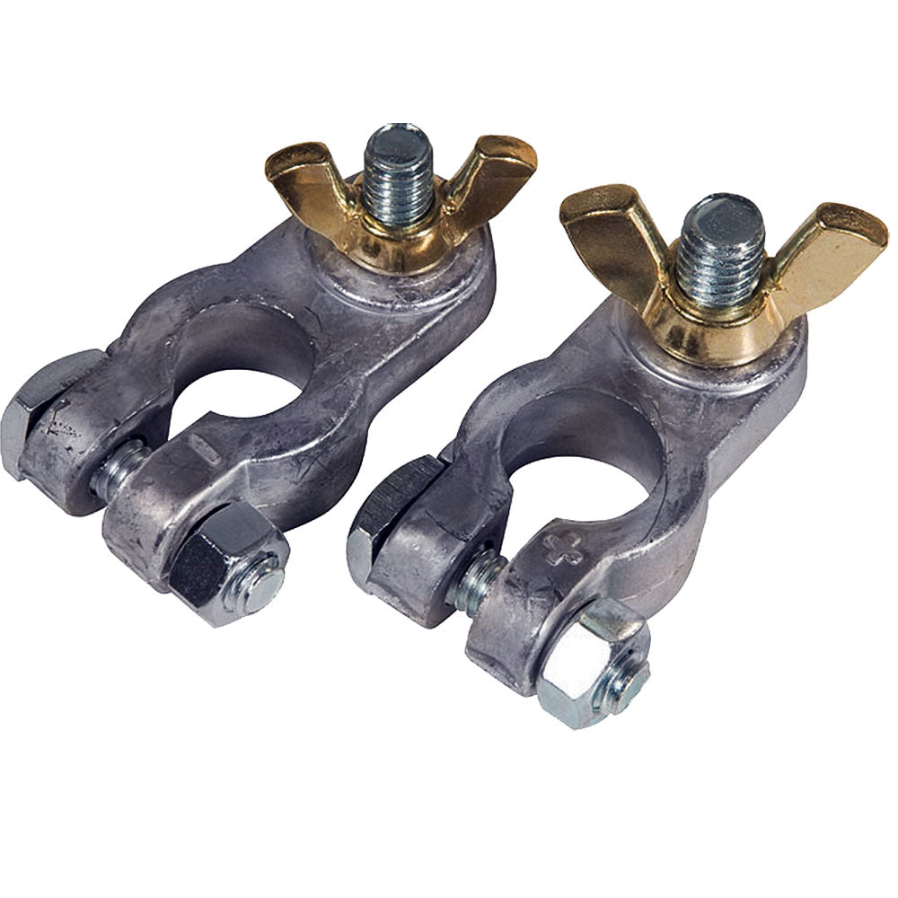 Ancor Lead Battery Terminal - 5/16" &amp; 3/8" Stud - Positive &amp; Negative Combo