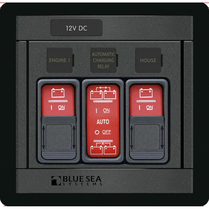 Blue Sea 1147 Remote Control Panel w/(2)2145 &amp; (1)2146 Remote Control Contura Switch