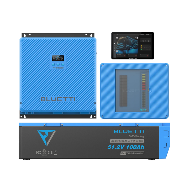 BLUETTI RV5 + B4810 + Epanel + Epad 5kWh RV Power Kit All-in-One RV Power System