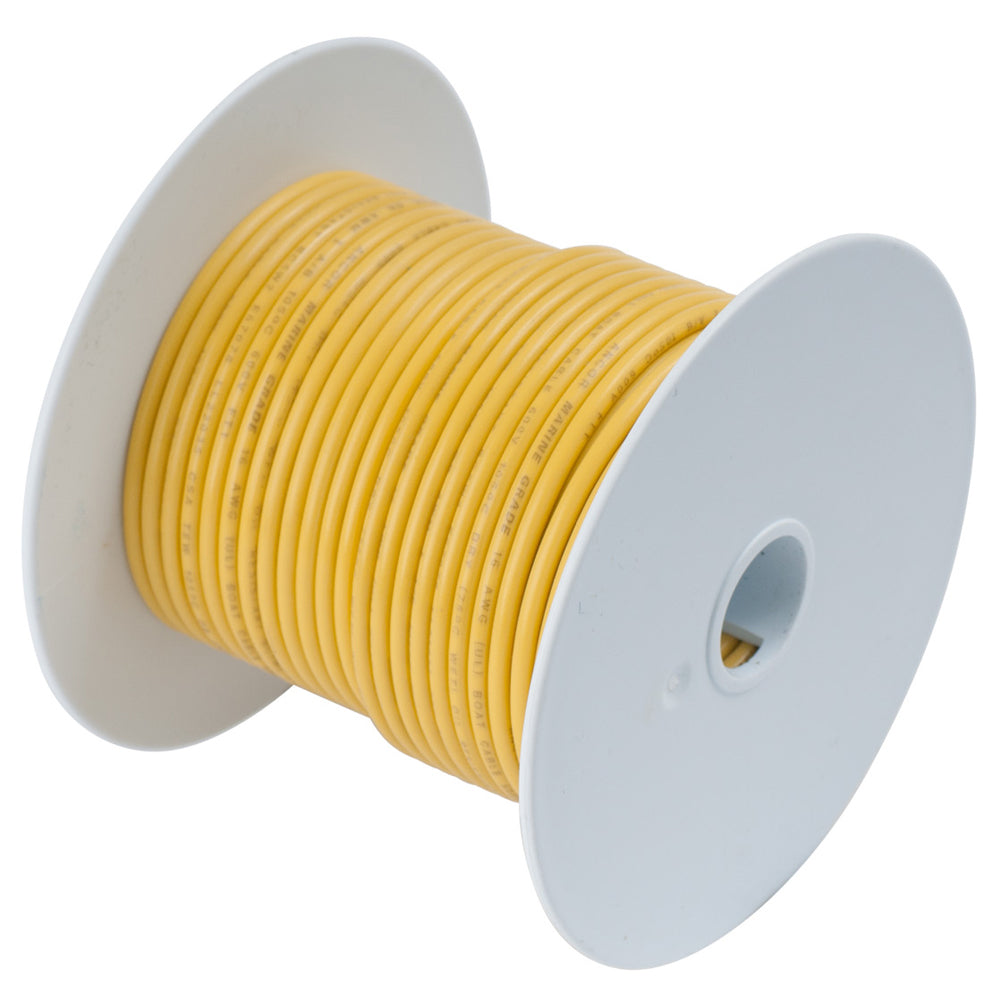 Ancor Yellow 18 AWG Tinned Copper Wire - 500&