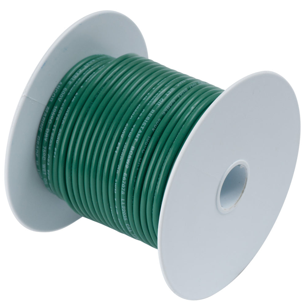Ancor Green 16 AWG Tinned Copper Wire - 100&