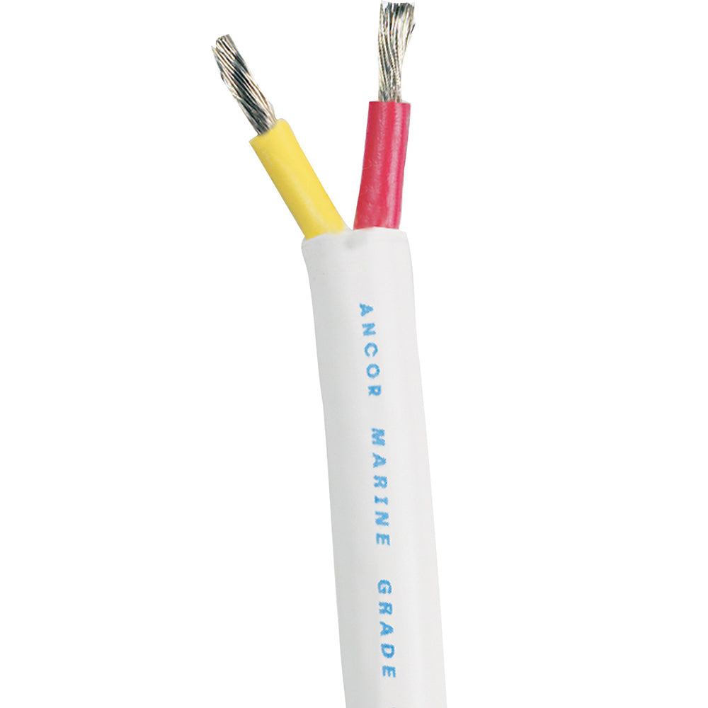 Ancor Safety Duplex Cable - 14/2 AWG - Red/Yellow - Round - 100&