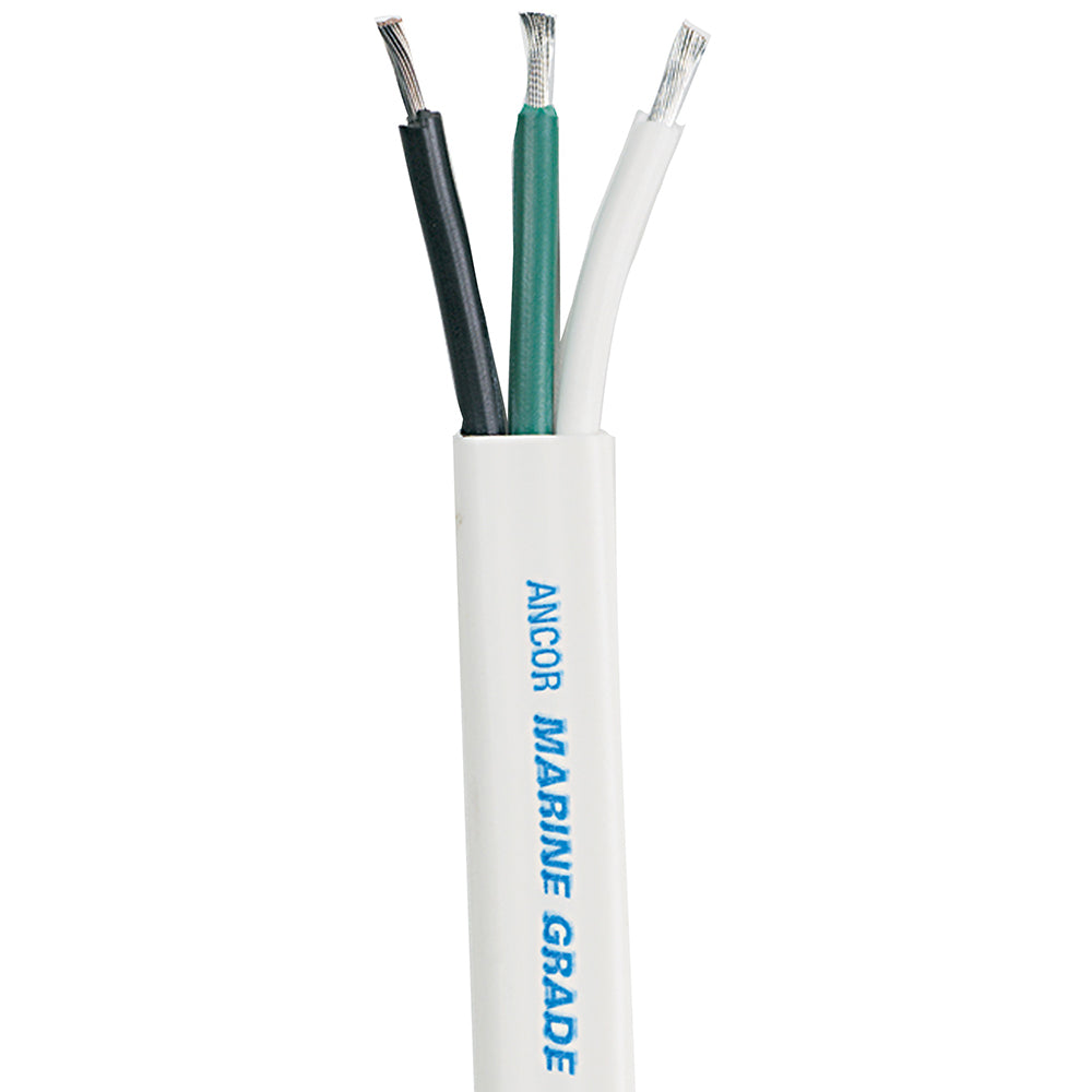 Ancor White Triplex Cable - 14/3 AWG - 500&