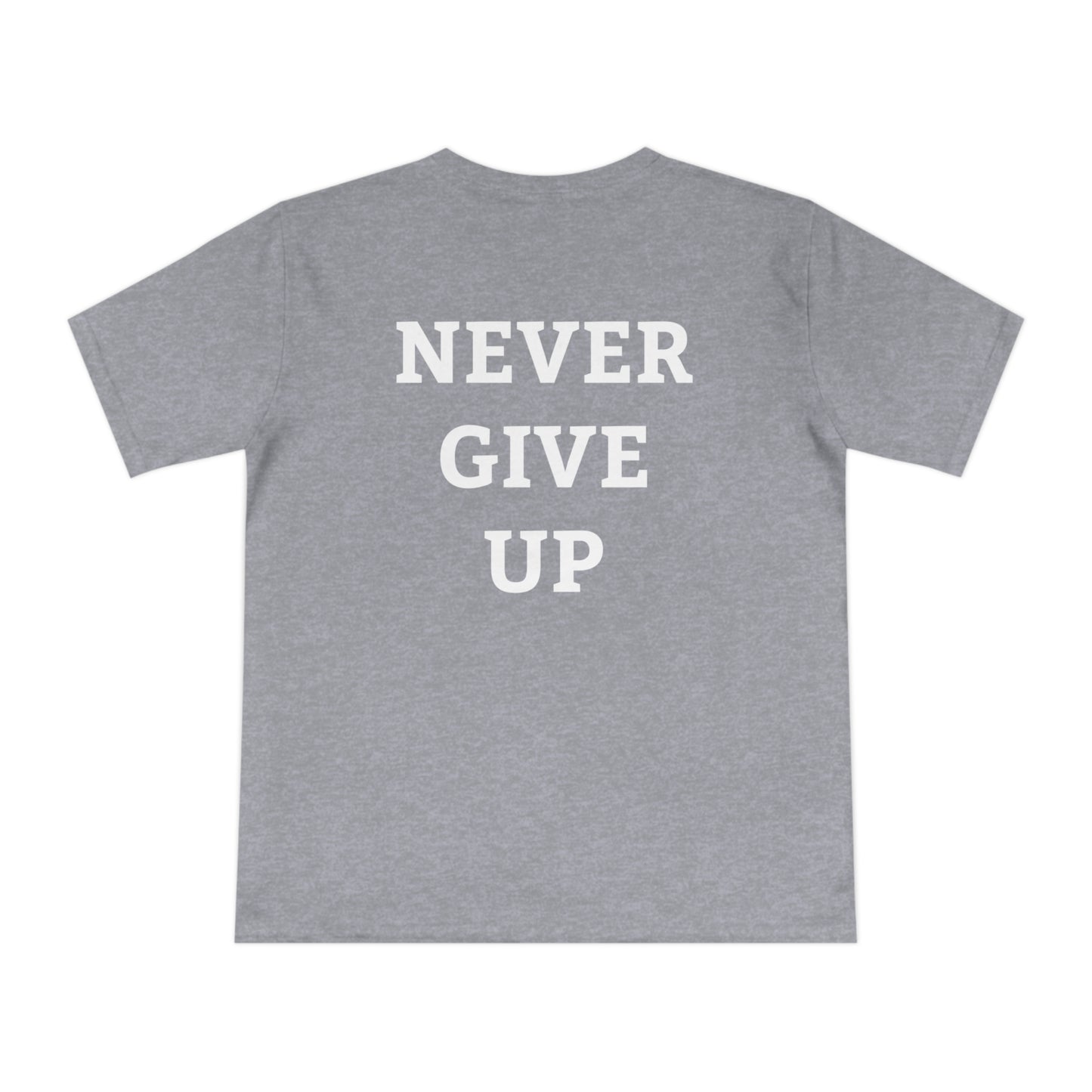 Motivation Quote T-Shirt Bio Homme - Never Give Up