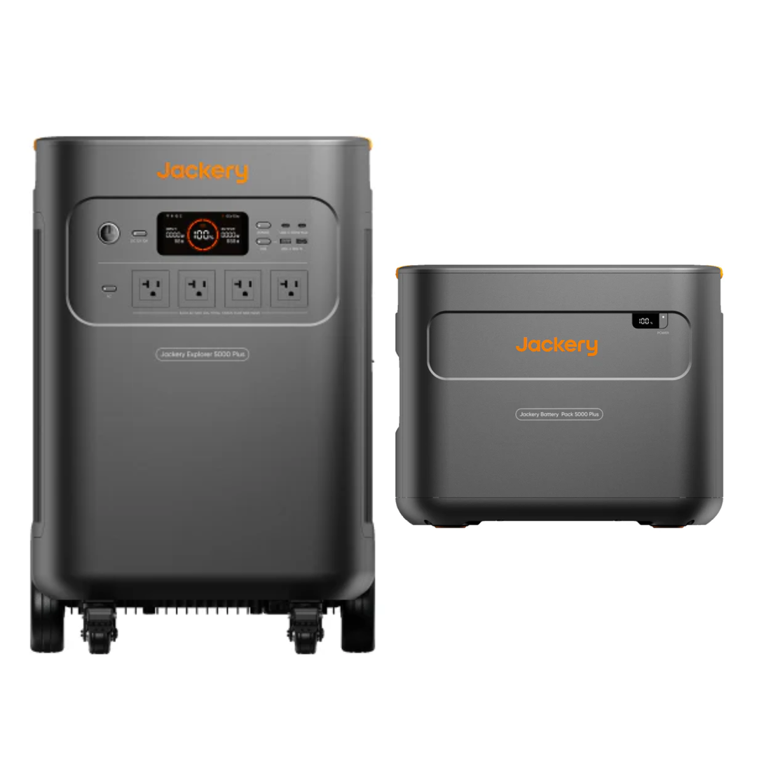 Jackery Explorer 5000 Plus Portable Power Station + Battery for E5000Plus 5040Wh