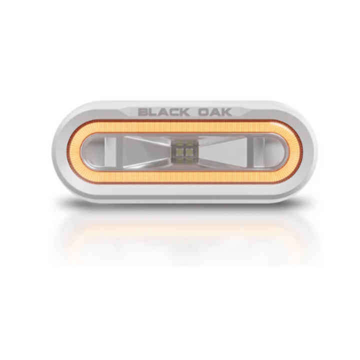 Black Oak LED Low Pro Spreader Light Amber Accent White Housing Bracket Mount - POWER FIT SHOP — Powering Preparedness, Health &amp; Home