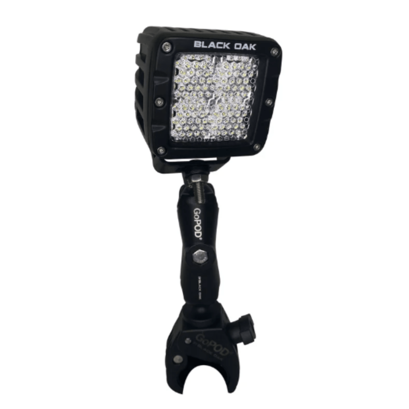 Black Oak LED 2in GoPOD Light Bar 10W Diffused Beam Black Housing Clamp Mount - POWER FIT SHOP — Powering Preparedness, Health & Home