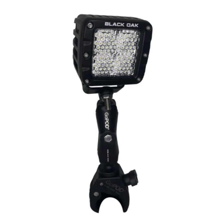 Black Oak LED 2in GoPOD Light Bar 10W Diffused Beam Black Housing Clamp Mount - POWER FIT SHOP — Powering Preparedness, Health &amp; Home