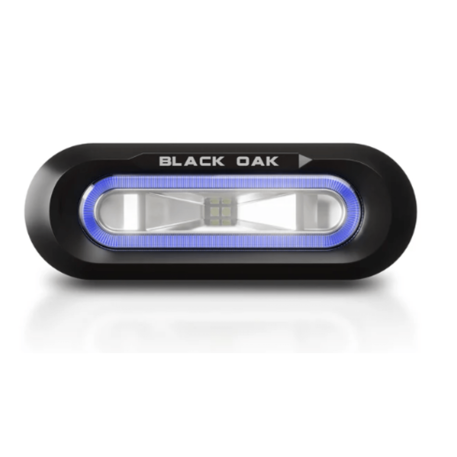 Black Oak LED Low Pro Spreader Light Blue Accent Black Housing Flush Mount - POWER FIT SHOP — Powering Preparedness, Health & Home