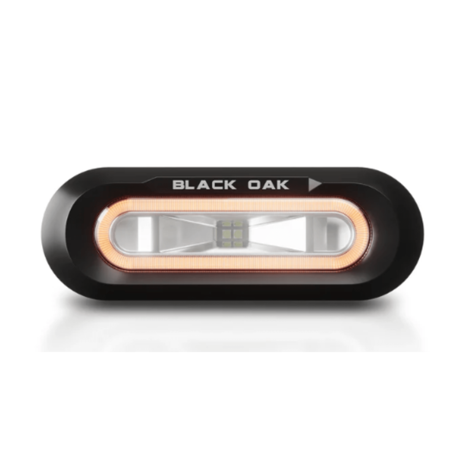 Black Oak LED Low Pro Spreader Light Amber Accent Black Housing Flush Mount - POWER FIT SHOP — Powering Preparedness, Health & Home
