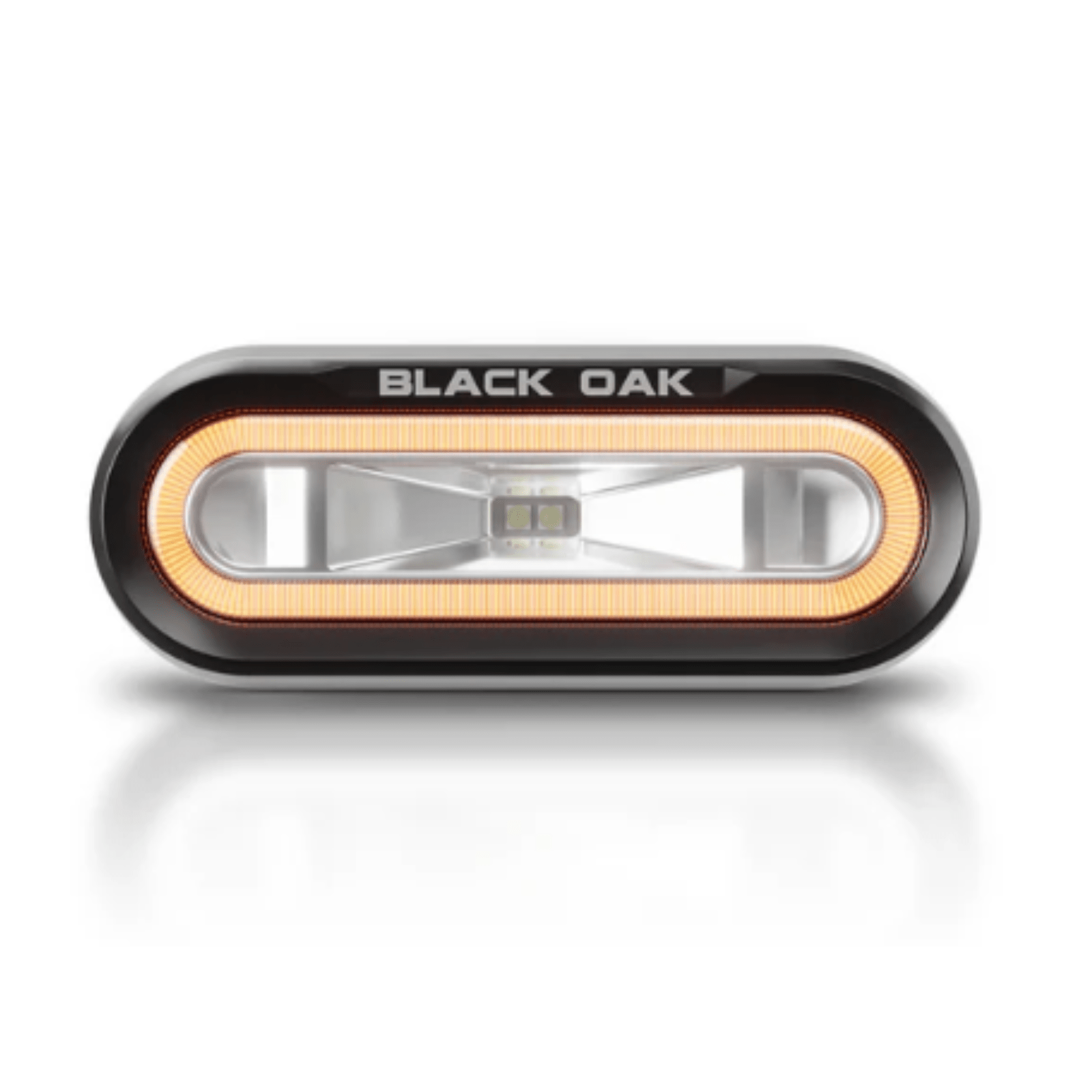 Black Oak LED Low Pro Spreader Light Amber Accent Black Housing Bracket Mount - POWER FIT SHOP — Powering Preparedness, Health & Home