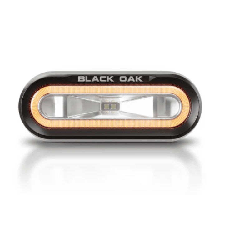 Black Oak LED Low Pro Spreader Light Amber Accent Black Housing Bracket Mount - POWER FIT SHOP — Powering Preparedness, Health &amp; Home
