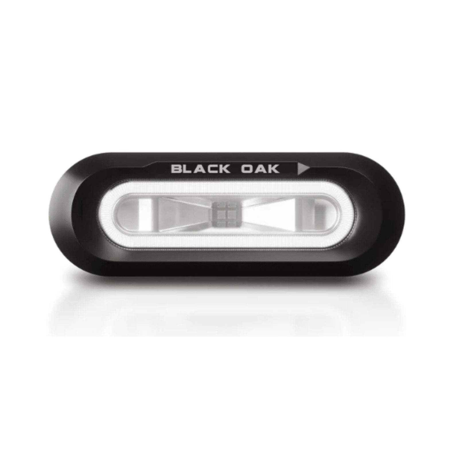 Black Oak LED Low Pro Spreader Light White Accent Black Housing Flush Mount - POWER FIT SHOP — Powering Preparedness, Health & Home