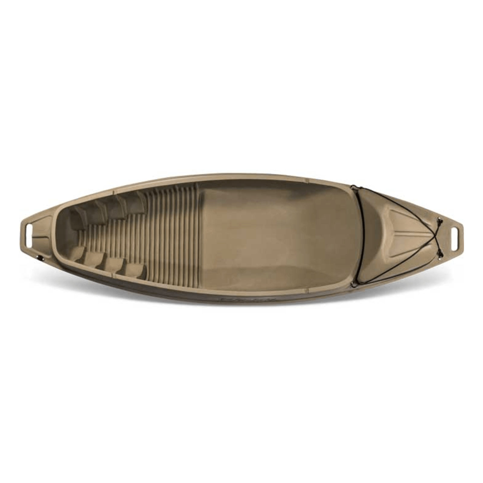 Brown Beavertail Phantom Sneakboat sit-inside paddle kayak by Meyer, 10 ft 7 in for recreational paddling on water.