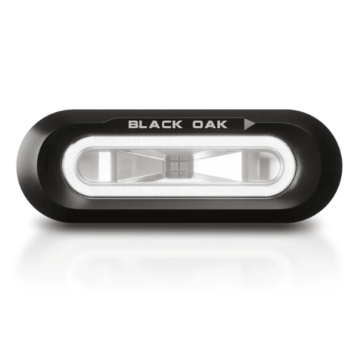 Black Oak LED Low Pro Spreader Light White Accent Black Housing Bracket Mount - POWER FIT SHOP — Powering Preparedness, Health &amp; Home