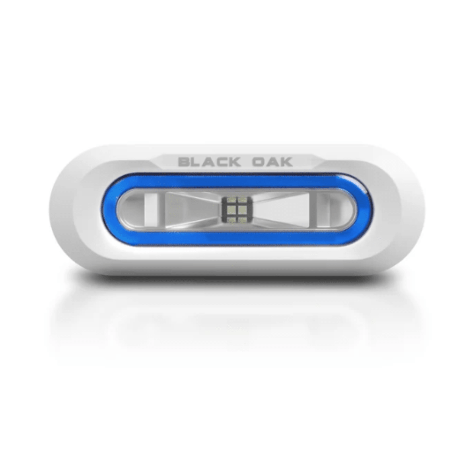 Black Oak LED Low Pro Spreader Light Blue Accent White Housing Flush Mount - POWER FIT SHOP — Powering Preparedness, Health & Home