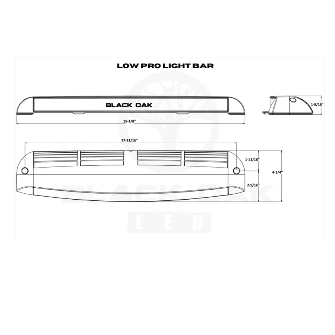 Black Oak LED 10W Low Pro Light Bar 850nm IR Spot Beam Black Housing - POWER FIT SHOP — Powering Preparedness, Health &amp; Home